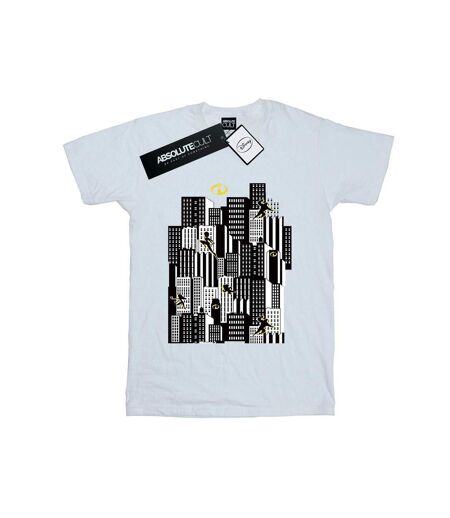 Disney T-shirt boyfriend en coton Womens/Ladies The Incredibles Skyline (Blanc) - UTBI41847