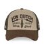 Casquette trucker filet effet usé avec print Crew Work Shop Vondutch-2