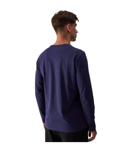 T-shirt Manches Longues Wmm00tlonm375 Homme Bleu Marine 4F