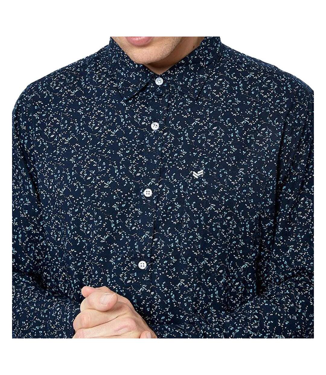 Chemise fleurie marine homme kaporal montye-2