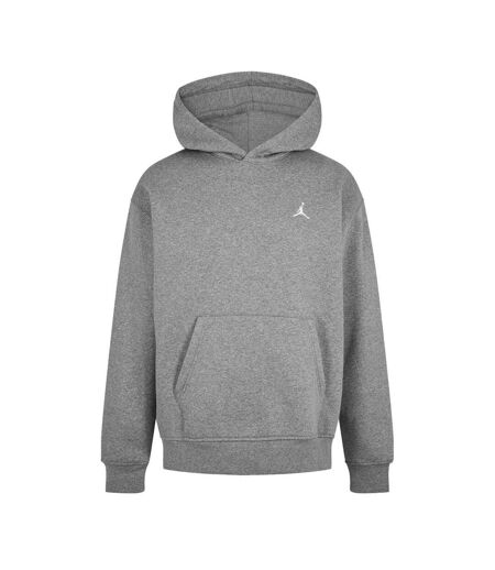 Mens Air Jordan Brooklyn Fleece Hoodie Carbon Heather Nike