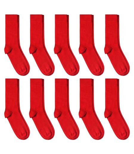 Chaussettes jersey unies – Lot 10 paires  - Fabriqué en UE