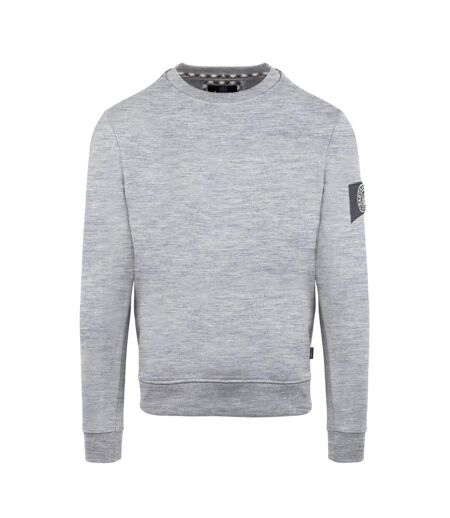 Sweat Motif/style Écusson Homme Gris Aquascutum