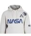 Sweat À Capuche Avec Cordons Motif/style Nasa Homme Blanc Cassé SoulCal-4