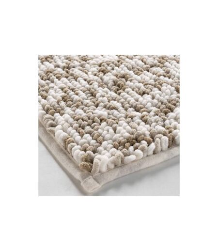 Tapis de Bain Friza 45x75cm Blanc & Marron