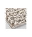 Tapis de Bain Friza 45x75cm Blanc & Marron