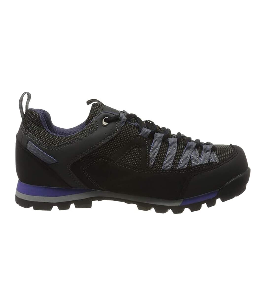 Womens/ladies Leather Spikes Trainers Black Karrimor-1
