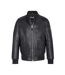 Blouson cuir noir homme schott lcbomba - l-1