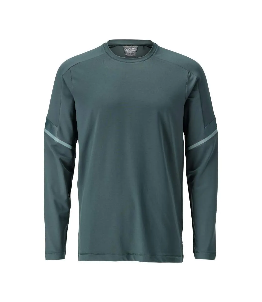 T-shirt Manches Longues Customised Homme Vert Forêt Mascot-1