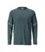 T-shirt Manches Longues Customised Homme Vert Forêt Mascot-1