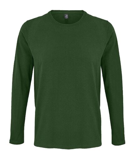 T-shirt manches longues pour homme - 02074 - vert bouteille
