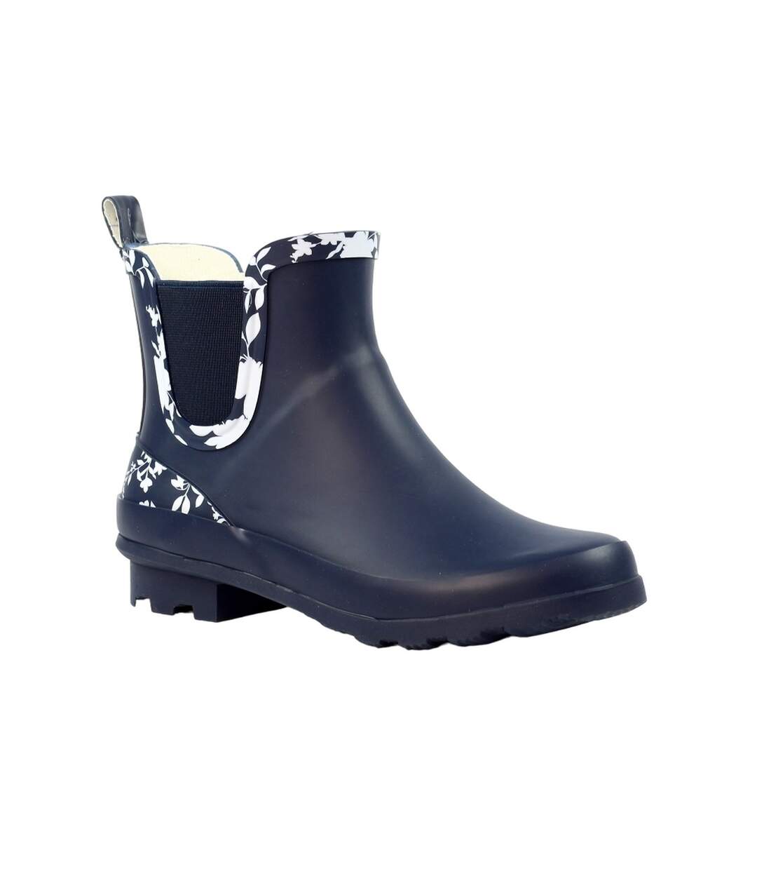 Bottes de pluie prairie femme bleu marine Lazy Dogz-1