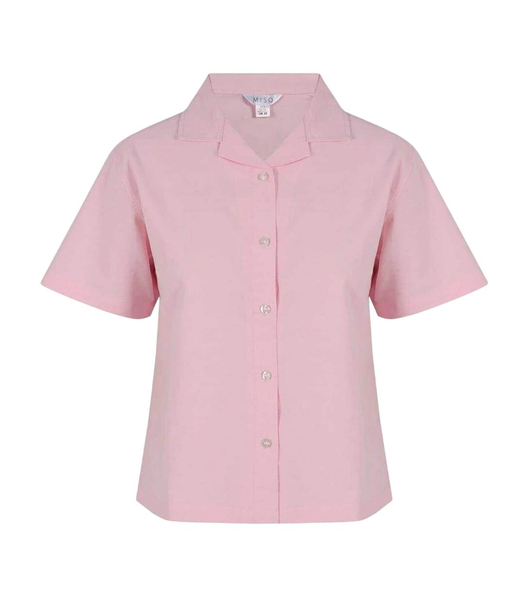 Ensemble Haut Et Bas Manches Courtes Femme Rose Miso-3