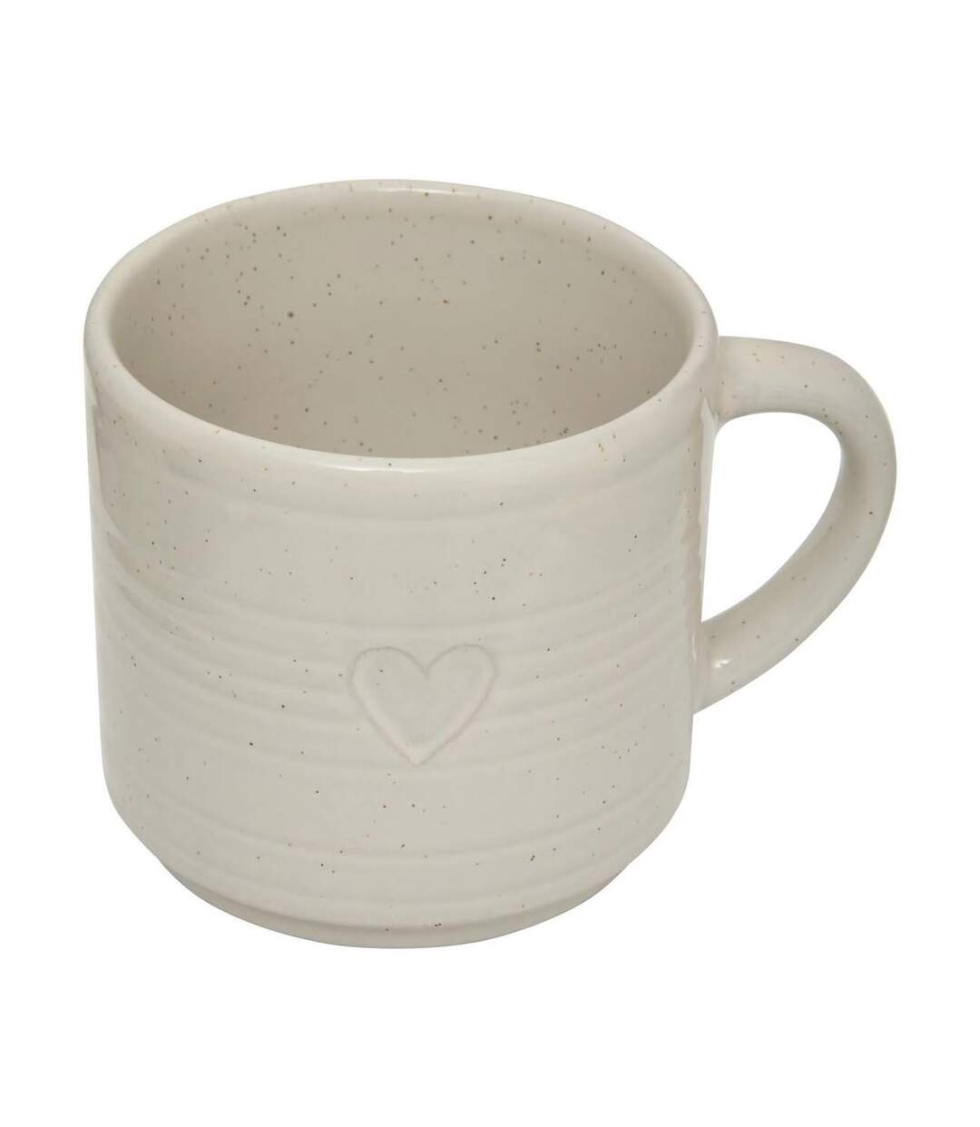 Lot de 2 Mugs en Céramique Adèle 42cl Blanc-2