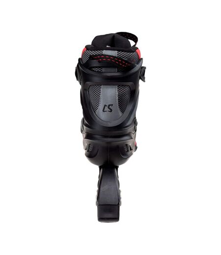 Patins À Roulettes Alignées Roma Homme 43 Fr Noir Rouge Coolslide