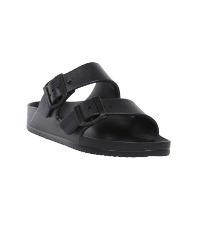 Womens/ladies Brooklyn Dual Straps Sandals Black Regatta