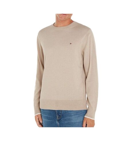 Pull Beige Homme Tommy Hilfiger Mouline Organic - L