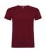 Mens beagle short-sleeved t-shirt garnet Roly