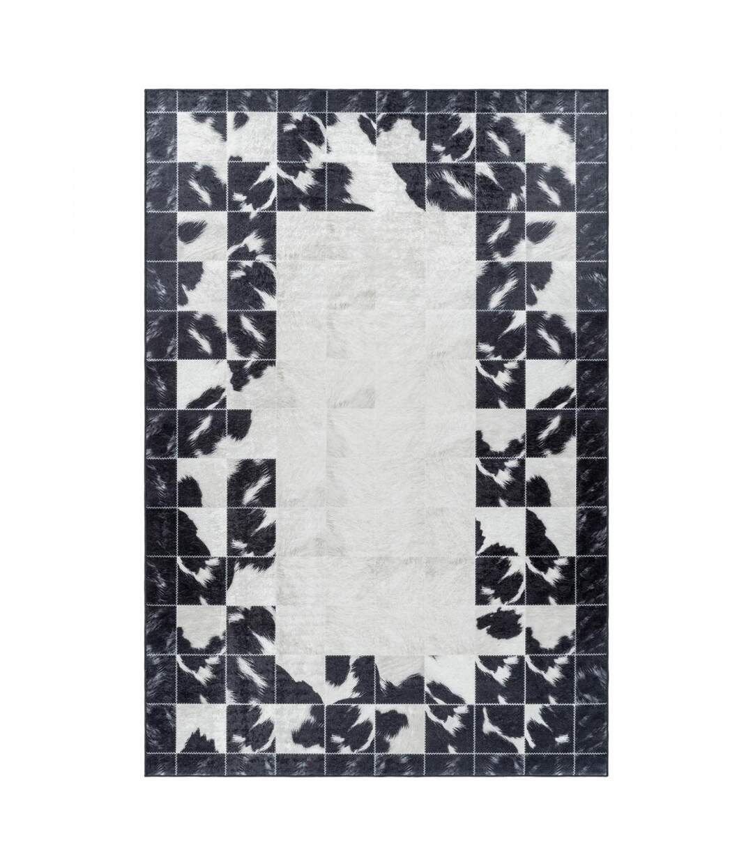 Tapis salon et chambre tissé motif fresque NOATAK-1