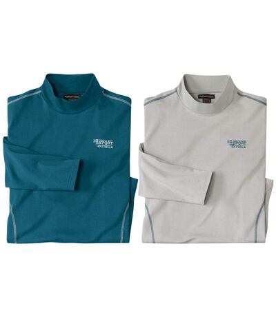 2er-Pack Unterziehpullover Sport