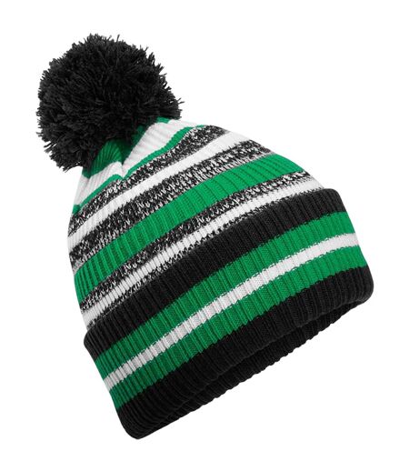 Bonnet multi-sport fan noir/vert gelé/blanc Beechfield