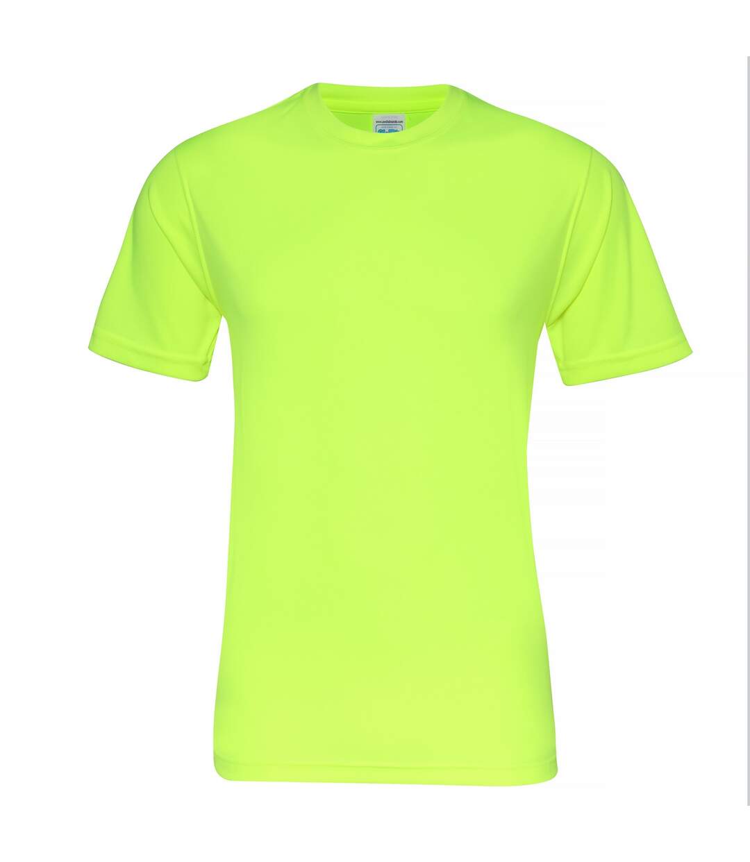 Just cool t-shirt sport homme jaune électrique AWDis