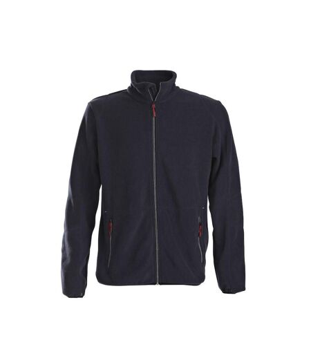 Mens Speedway Fleece Jacket Navy Printer