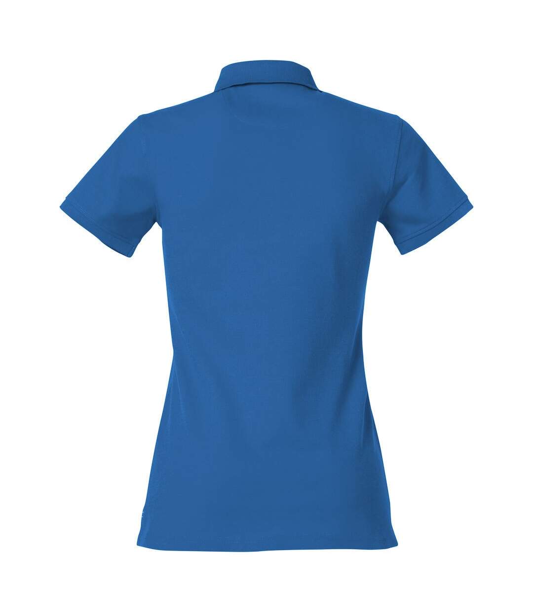 Polo heavy premium femme bleu roi Clique-2