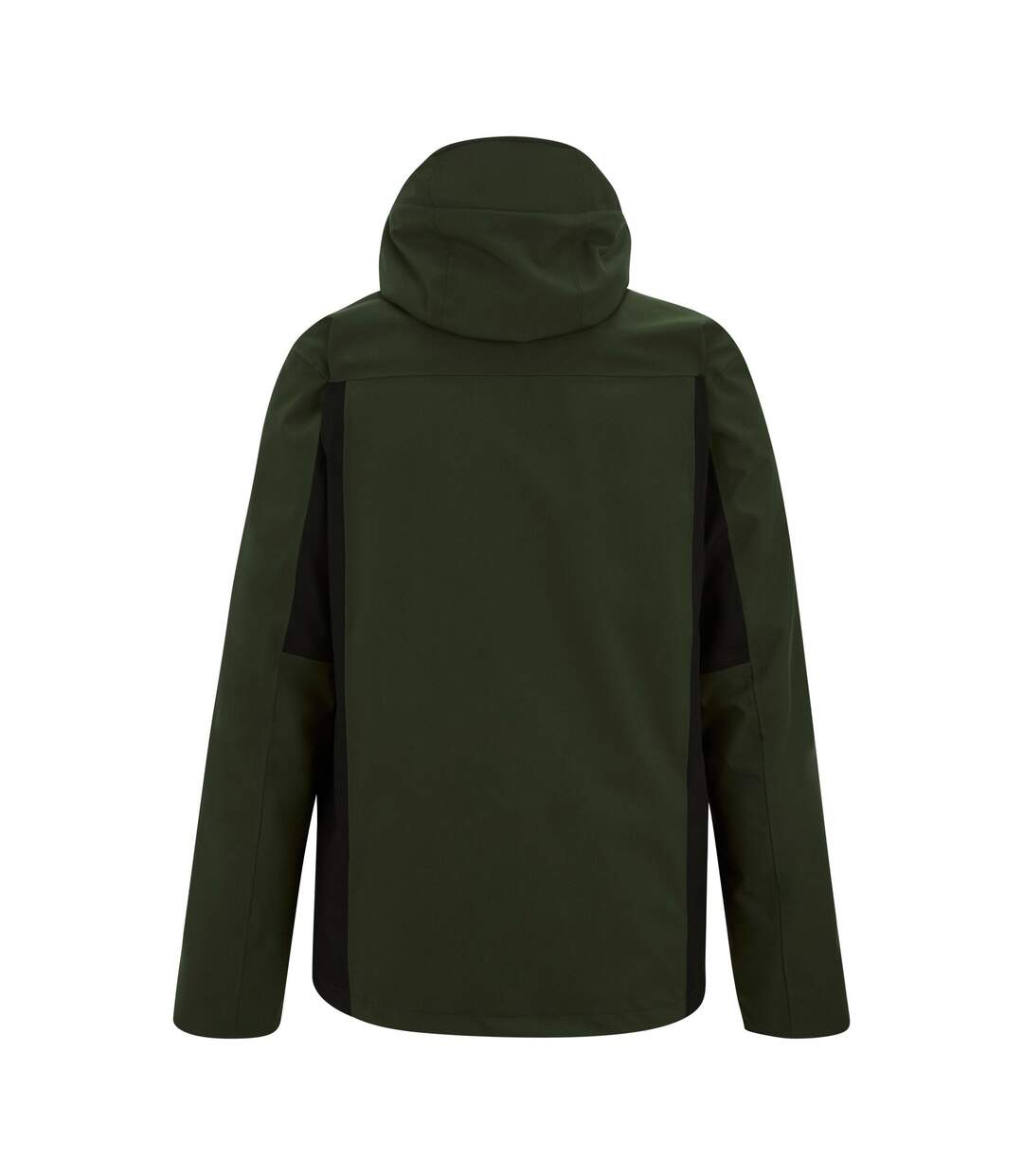Veste Imperméable À Capuche Birchdale Homme Vert Kaki Noir Regatta-3