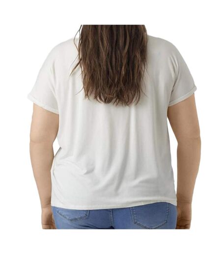 T-shirt Blanc Femme Vero Moda Aya Curve - 42/44