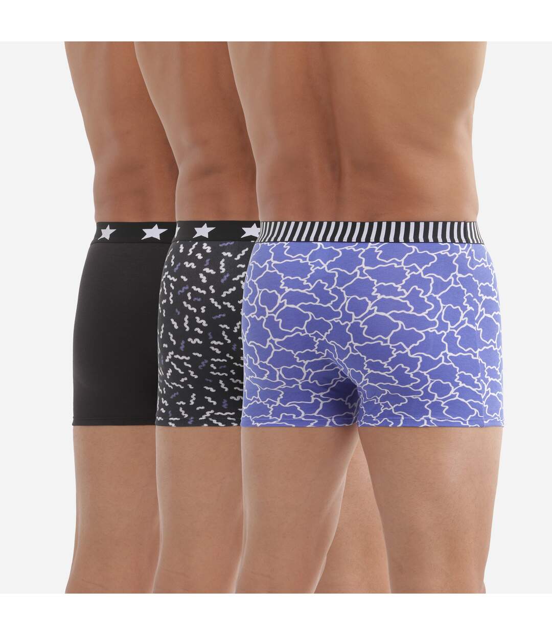 Lot de 3 Boxers Coton Stretch Vibes-2