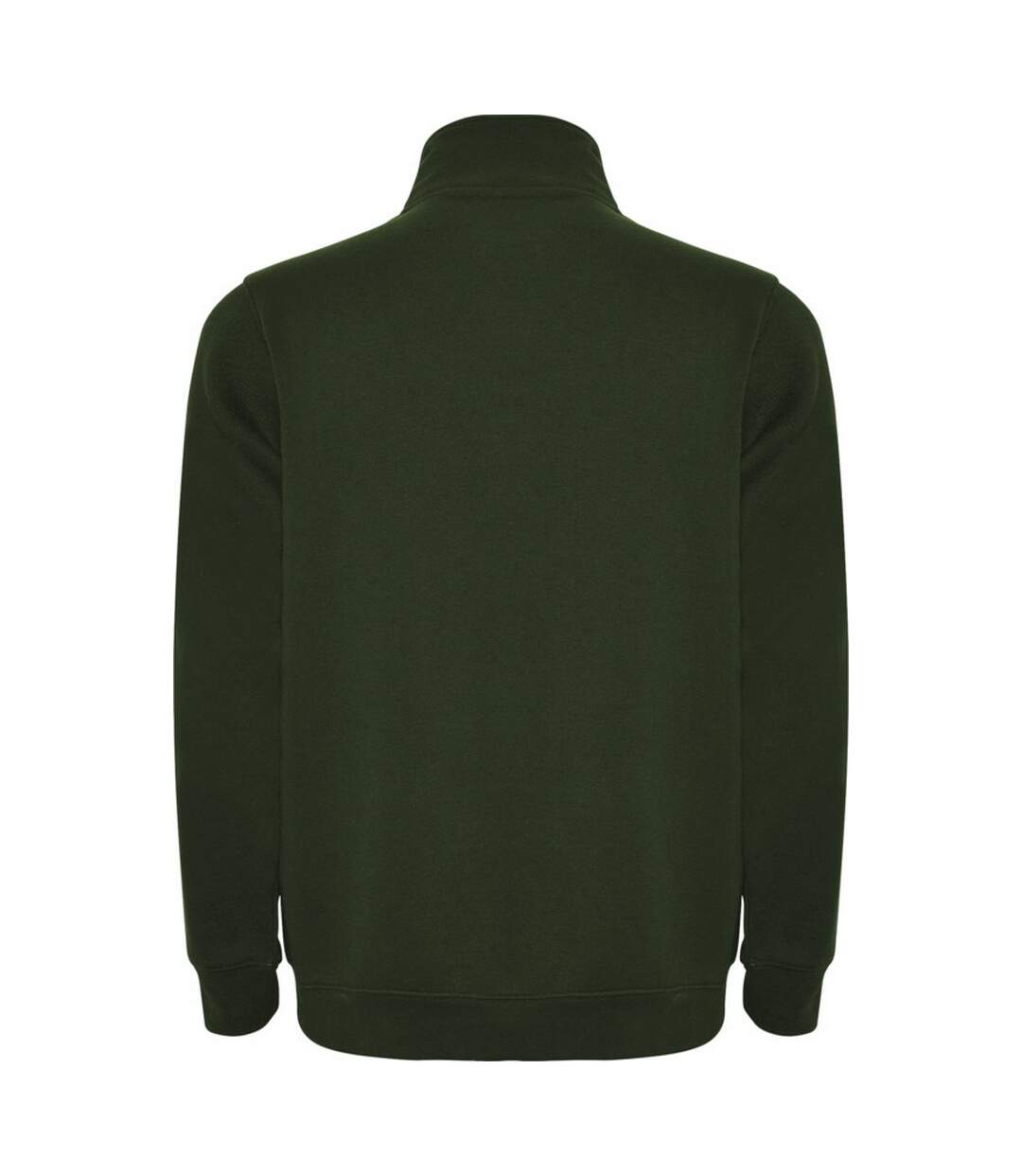 Mens Aneto Quarter Zip Sweatshirt Bottle Green Roly-2