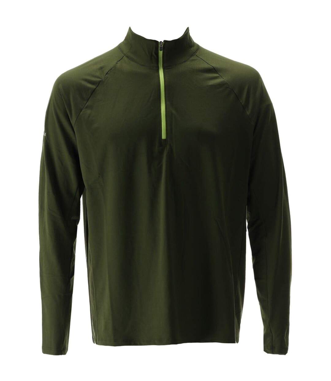 T-shirt Manches Raglan Tempo Homme Vert Sombre Chiné Nathan-1