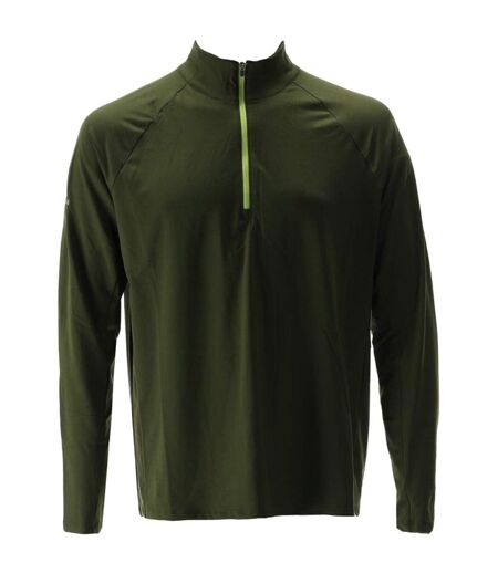 T-shirt Manches Raglan Tempo Homme Vert Sombre Chiné Nathan