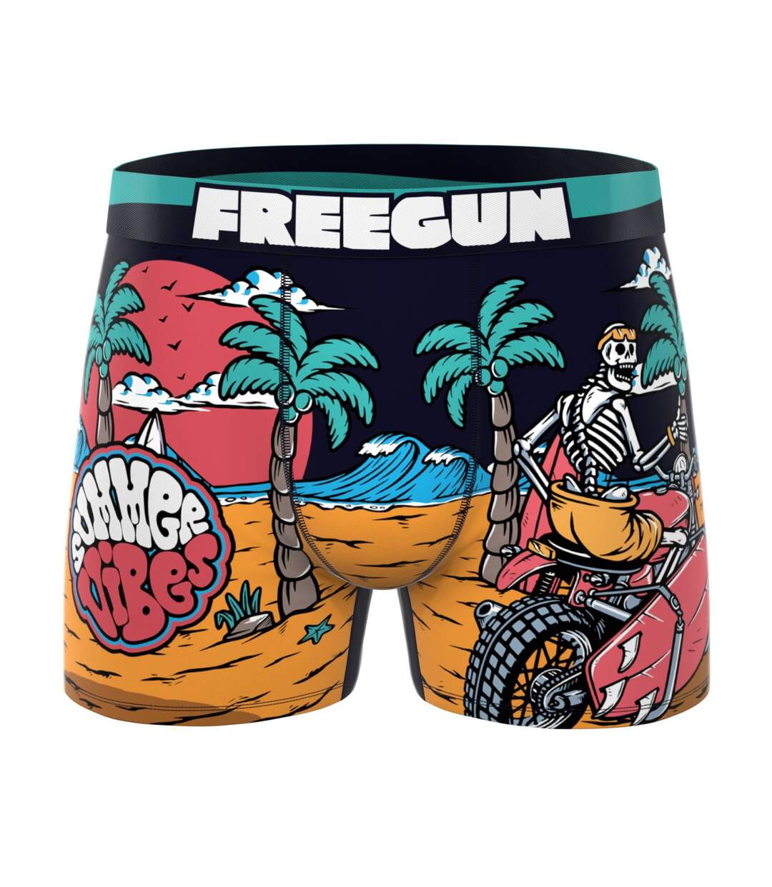 Lot de 5 boxers homme Retro Summer Freegun-4