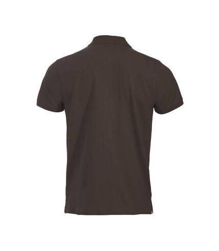 Clique Mens Classic Lincoln Polo Shirt (Dark Mocha) - UTUB668