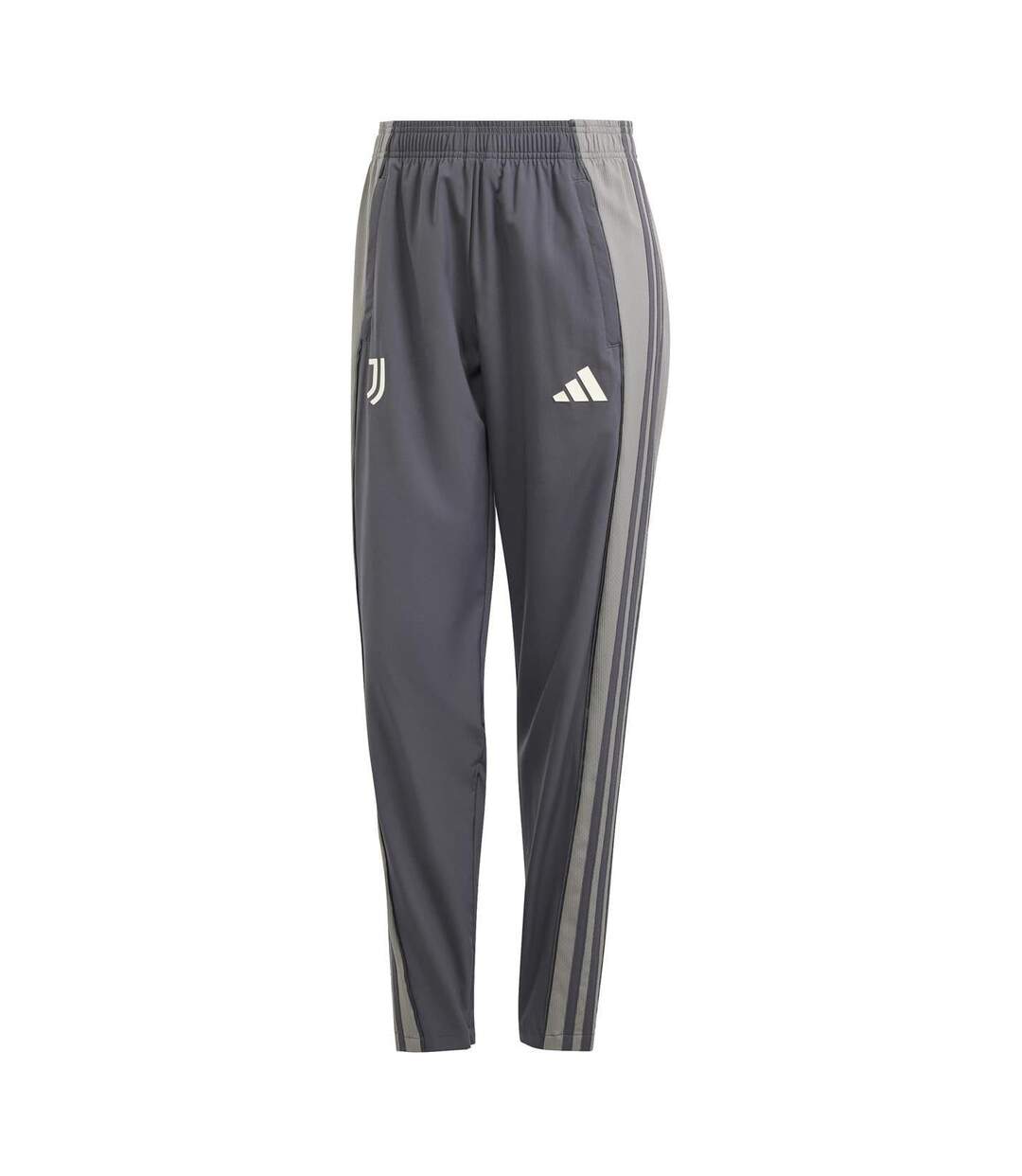 Womens/ladies Juventus Fc Tapered Tracksuit Bottoms Carbon Adidas-2