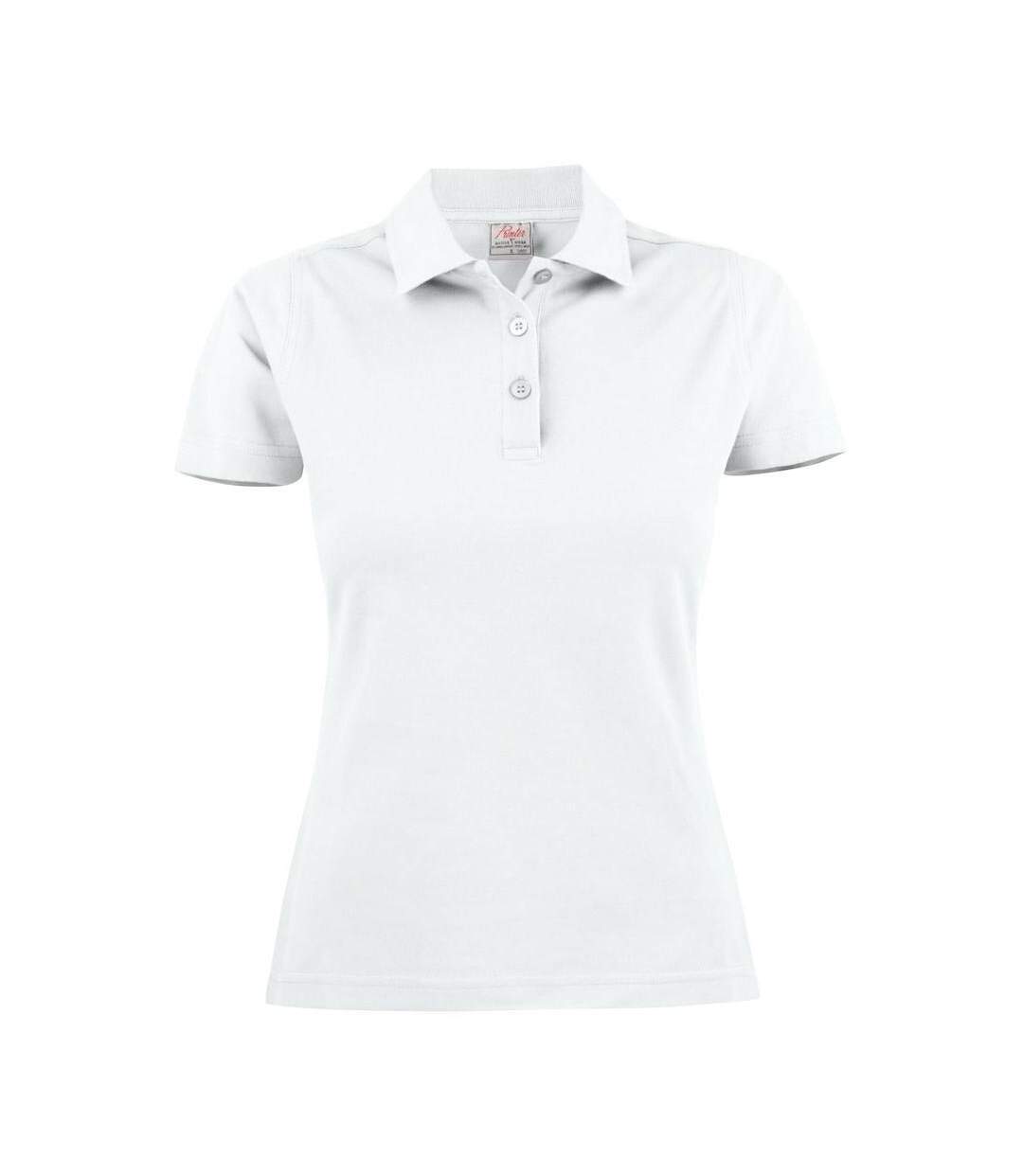 Polo Surf Femme Blanc Printer-1