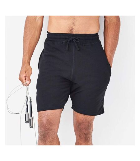 Just Cool Mens Jog Shorts Jet Black AWDis