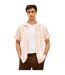 Chemise Manches Courtes Motif/style À Rayures Homme Orange Tommy Hilfiger-4