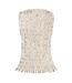 Haut À Smocks Motif/style À Rayures Sonya Femme Beige AmyLynn-3