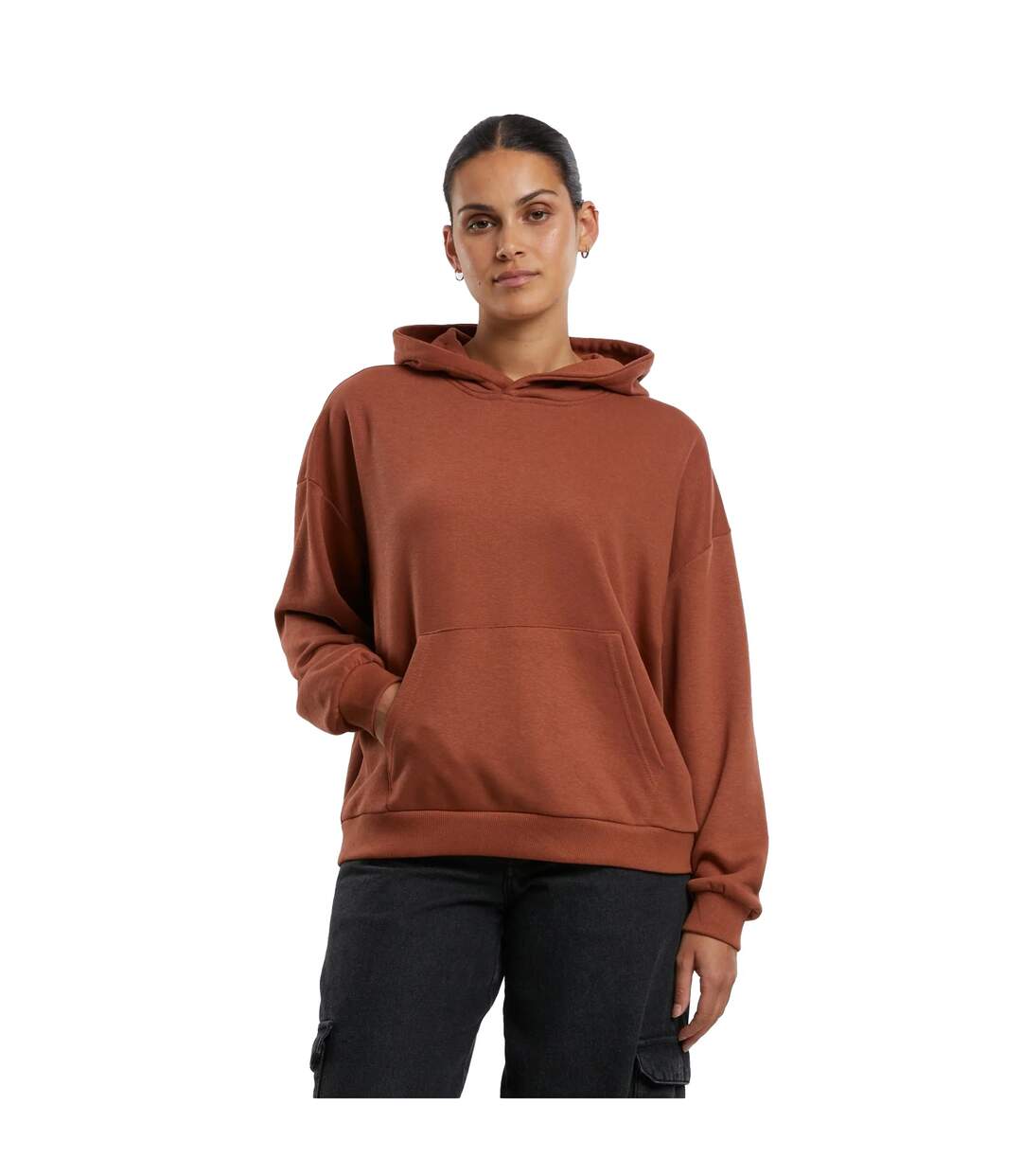 Sweat À Capuche Femme Rouille Claire Urban Classics-2