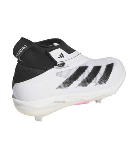 Mens Impact 3 Stripes Zip Trainers White Adidas