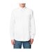 Mens Rickert Oxford Shirt White Boss-1