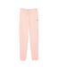 Womens/ladies Fleece Sweatpants Pink Lacoste-2