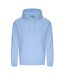 Sweat À Capuche Adulte Bleu Ciel Awdis-1