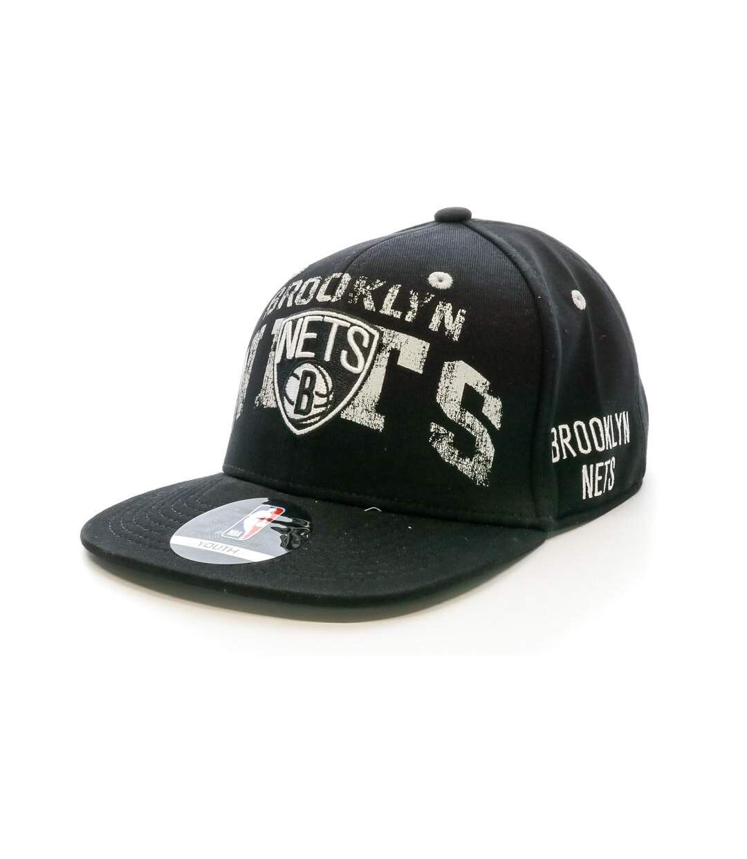 Casquette Noir Homme BROOKLYN NETS NBA Collegiate - Taille unique-1