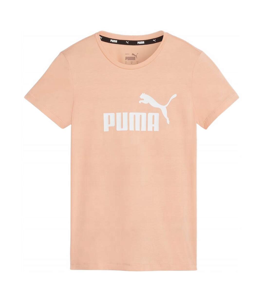 T-shirt Motif/style Logo Essential Femme Orange Puma-1