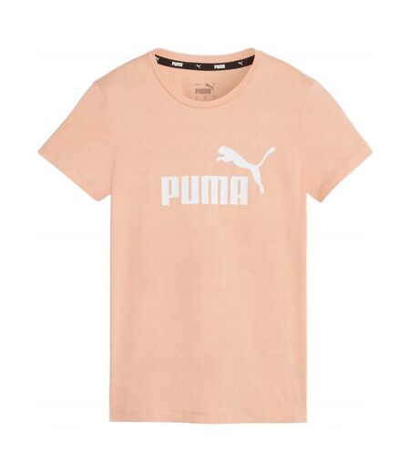 T-shirt Motif/style Logo Essential Femme Orange Puma