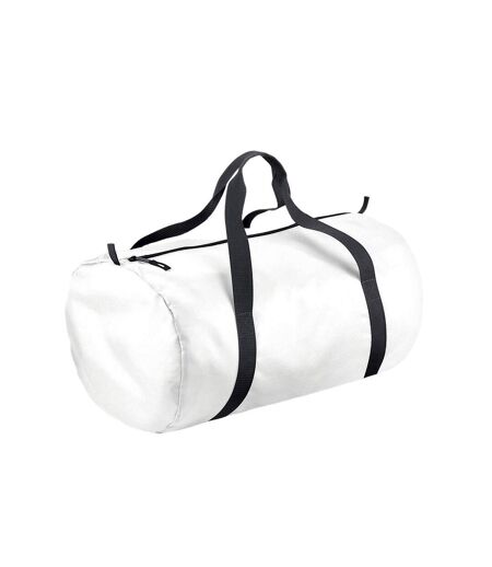 Packaway barrel bag one size white BagBase